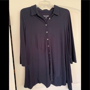Soft Surroundings Navy Tunic
